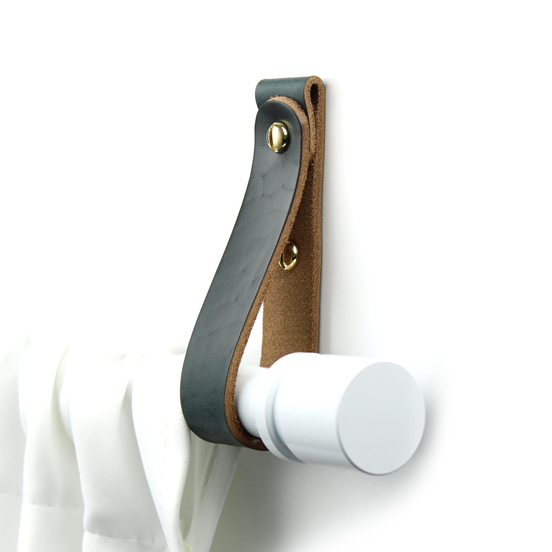 Romi Classic Leather Curtain Rod Holder (set of 2)