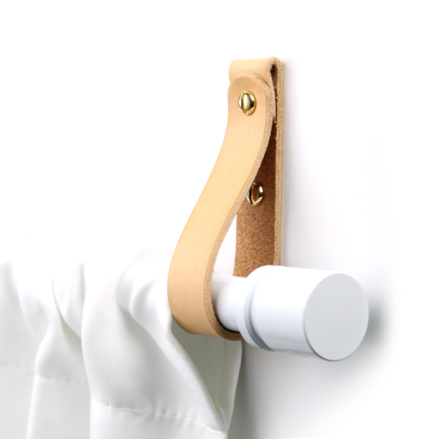 Romi Classic Leather Curtain Rod Holder (set of 2)
