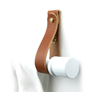 Romi Classic Leather Curtain Rod Holder (set of 2)
