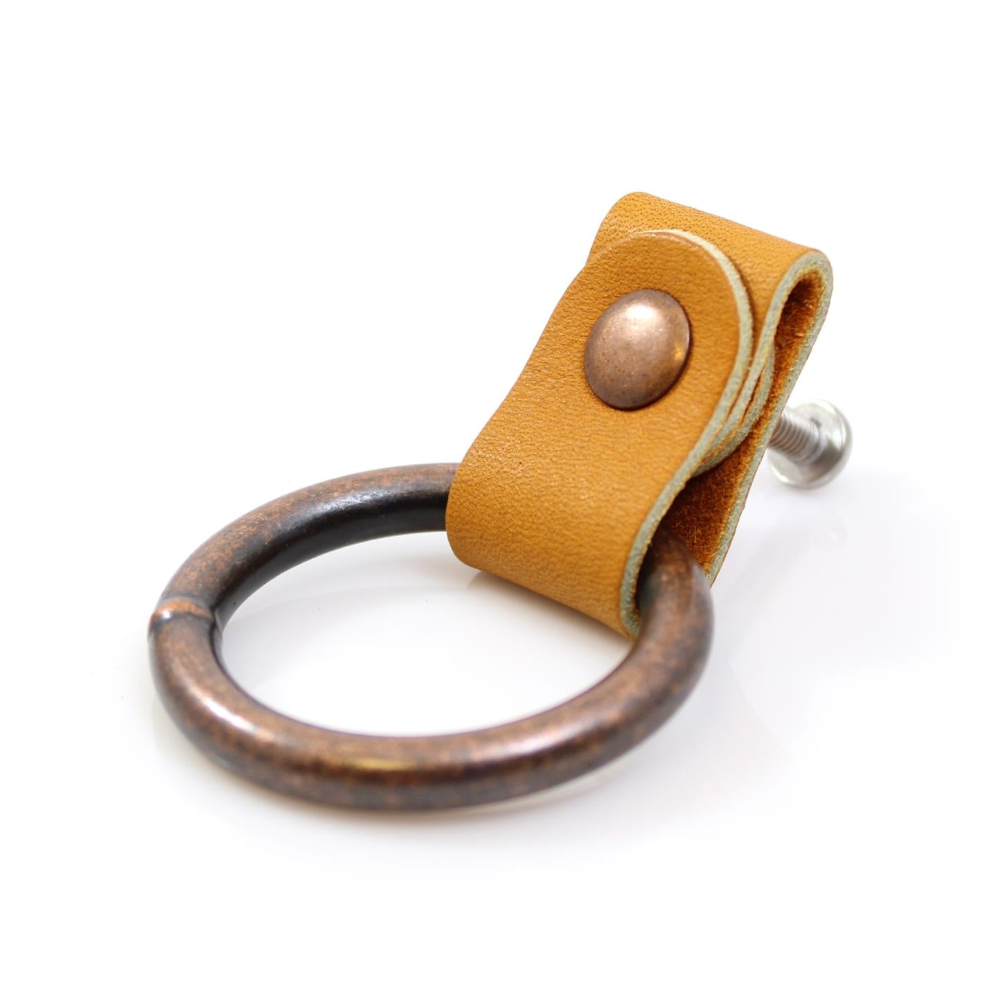 Romi Football Drop Ring Drawer Pull