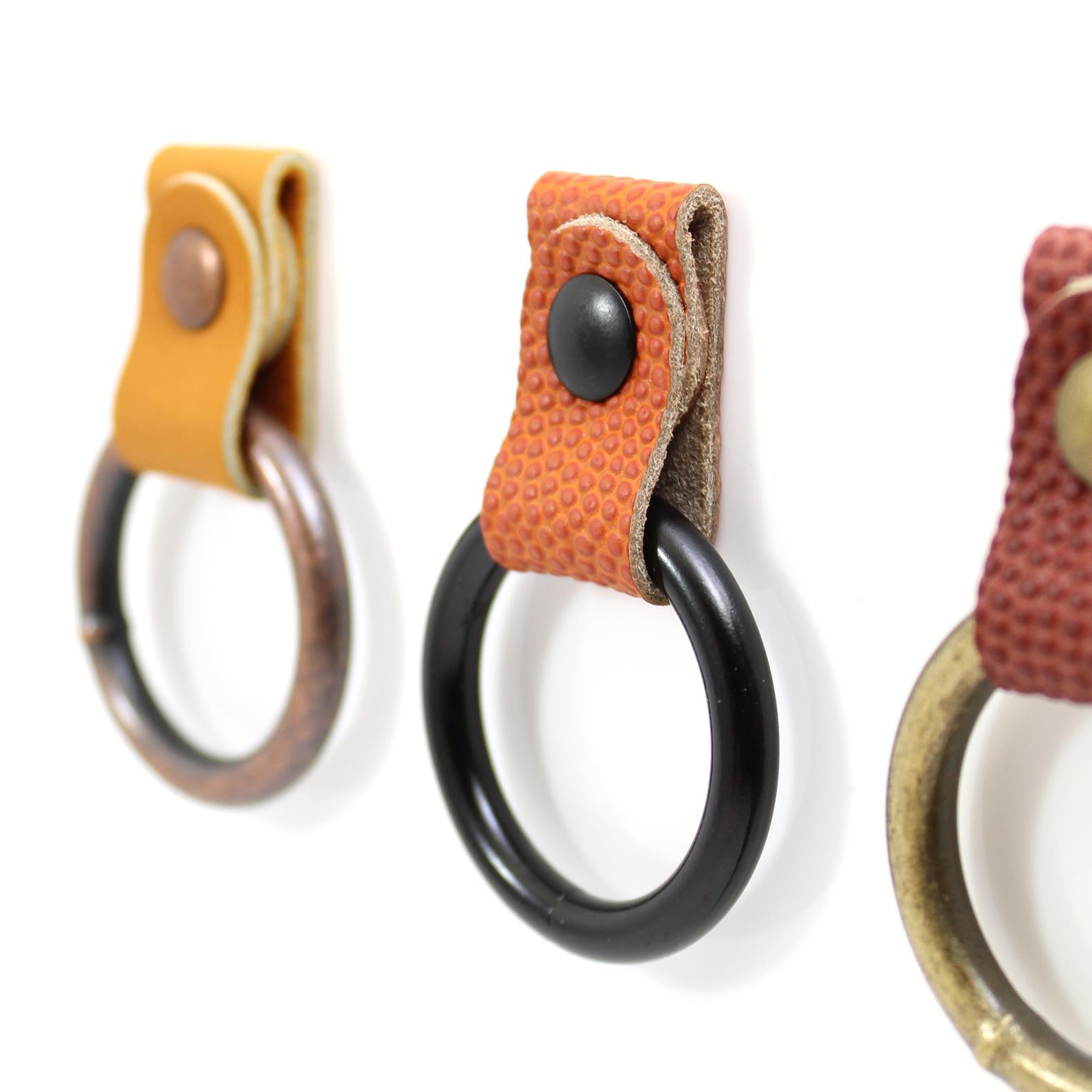 Romi Football Drop Ring Drawer Pull