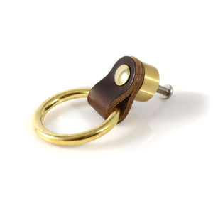 Leather Drawer Pull Drop Ring