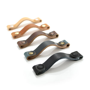 leather drawer handles by Makeline Designs, collection
